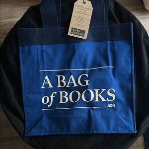 Barnes & Noble Blue Book Tote Durable Canvas